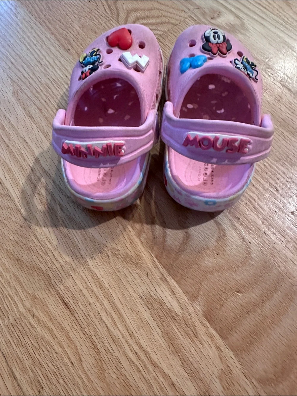 Minnie Mouse Crocs 5C